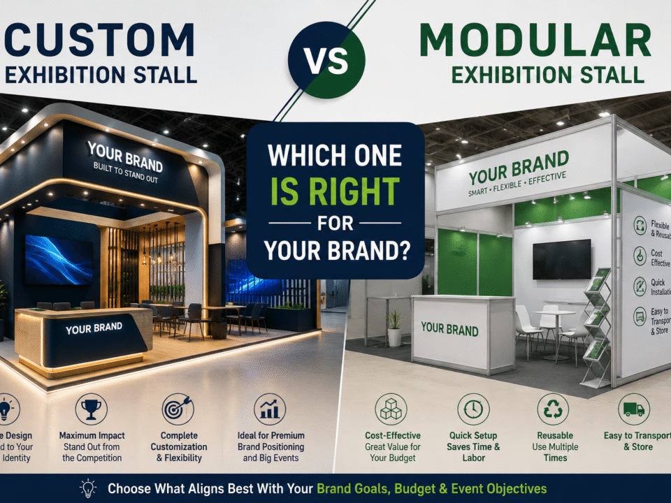 Custom vs Modular Exhibition Stalls design